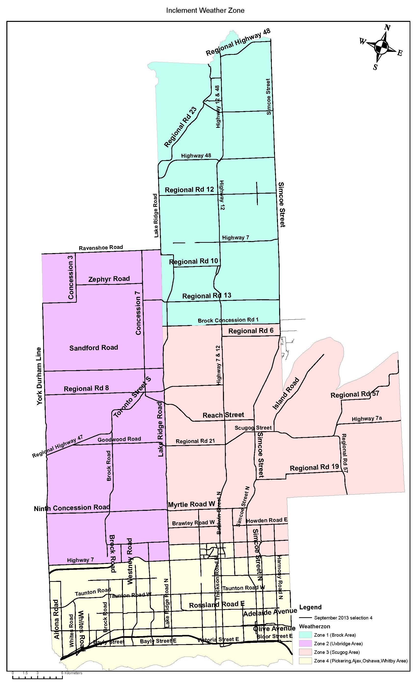 Weather Zone Map